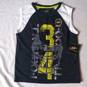 Simply Sports Sleeveless Boys Muscle Tank Size 7